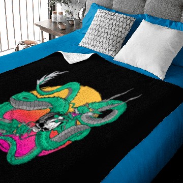 Discover Raging Dragon Shenron Baby Blankets