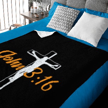 Discover John 3:16 Baby Blankets