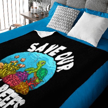 Discover SAVE OUR CORAL Baby Blankets