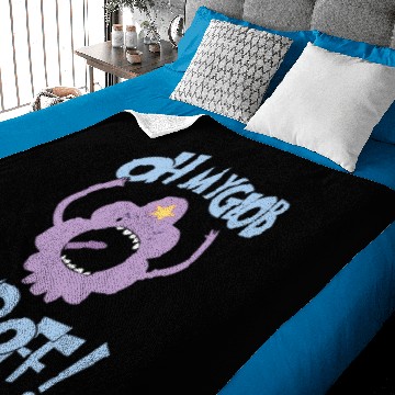 Discover Adventure Time What the Cabbage Baby Blankets