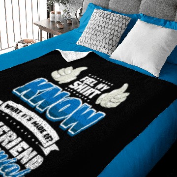 Discover Funny Cheesy Pickup Line Hook Boyfriend Material Baby Blankets