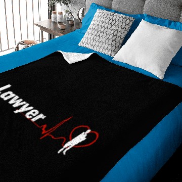 Discover FANCY LAWYER HEARTBEAT DESIGN Baby Blankets