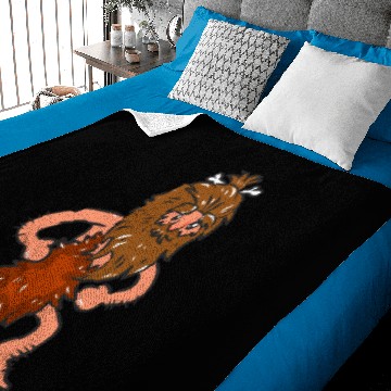 Discover Caveman Pose Baby Blankets