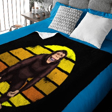 Discover Monkey Retro Chimpanzee Baby Blankets