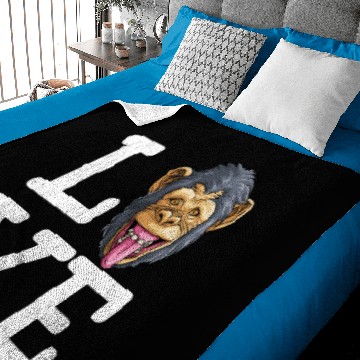 Discover Monkey Love Chimpanzee Baby Blankets
