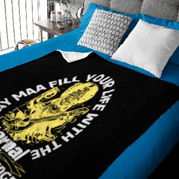 Discover hindu spring festival Saraswati Puja Baby Blankets