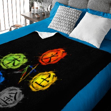 Discover Qigong Five Elements Balance Tai Chi Baby Blankets
