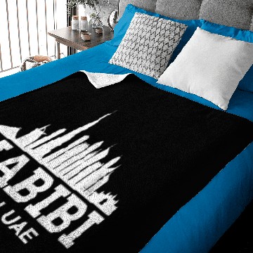 Discover Dubai Baby Blankets Habibi Love Uae United Arab Emirates b