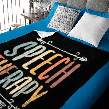 Discover SLP Speech Therapy Every Word Counts Therapist Baby Blankets