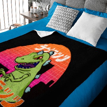 Discover Reptar attack Baby Blankets