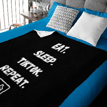 Discover Eat. Sleep. TikTok. Repeat. Baby Blankets