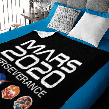 Discover Nasa'S Perseverance Mars Rover 3D Baby Blankets