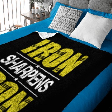 Discover Iron sharpens iron Baby Blankets
