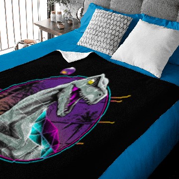 Discover Rad Velociraptor Baby Blankets