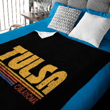 Discover Retro Tulsa Oklahoma Gift Baby Blankets