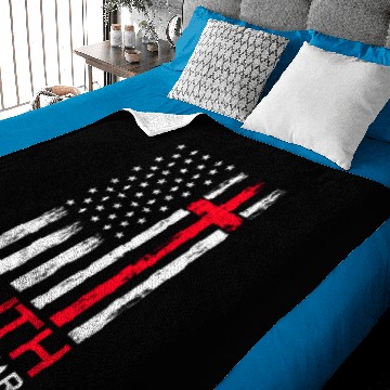 Discover Faith Over Fear Baby Blankets