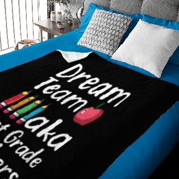 Discover Dream team aka first grade teachers Baby Blankets