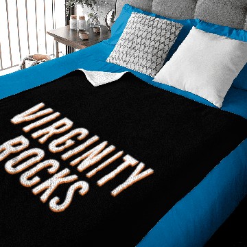 Discover Virginity Rocks Baby Blankets