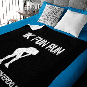 Discover 1K Fun Run lets not over it Baby Blankets