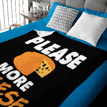 Discover Please More Cheese Joke Emmental Gouda Cheesy Baby Blankets