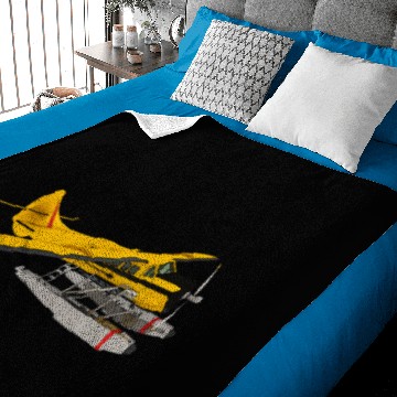 Discover Single engine seaplane from the 1950s Baby Blankets