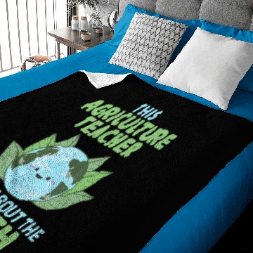 Discover Agriculture Teacher Earth Day School Classroom T Baby Blankets