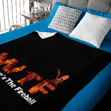 Discover WTF Where's The Fireball Baby Blankets