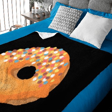 Discover Donut cake sweets baking homer Simpsons Baby Blankets