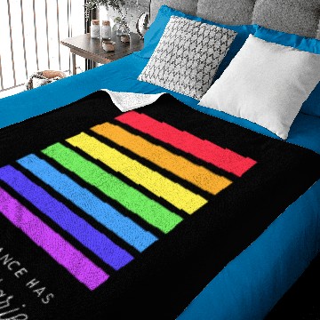 Discover Acceptance Has No Boundaries Baby Blankets