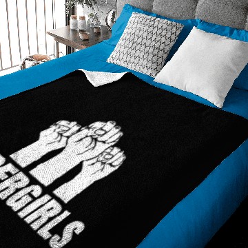 Discover Supergirls Saying Fists Equality Baby Blankets