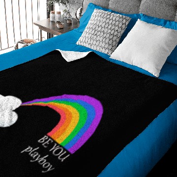 Discover be you playboy Baby Blankets