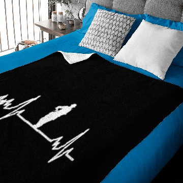 Discover Violin violinist heartbeat Baby Blankets