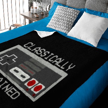 Discover Classically Trained Gamer Gift Baby Blankets