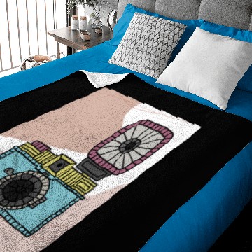 Discover Camera Photography Nostalgia Timeless Baby Blankets