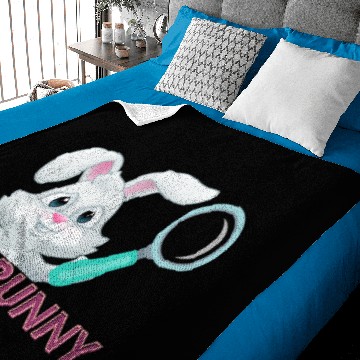 Discover bad bunny Baby Blankets