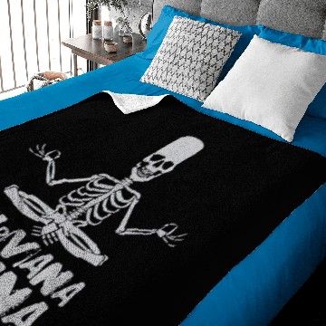 Discover nirvana Asana t yoga skeleton T Baby Blankets