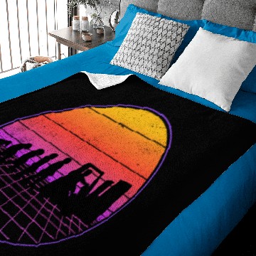 Discover Forklift Operator Evolution Vaporwave Baby Blankets