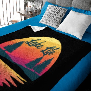 Discover Lake Life Baby Blankets