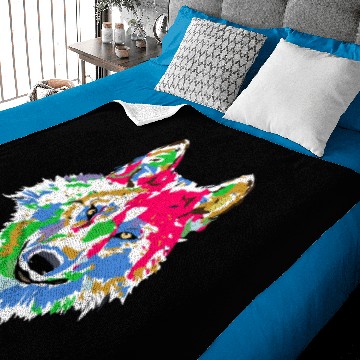 Discover Winter Wonderland Wild Wolf Baby Blankets