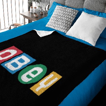 Discover Obey Big Shot Logo Funny Basic Happy Bday Baby Blankets