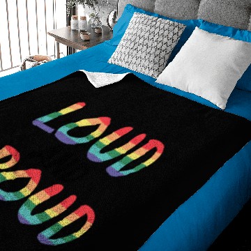 Discover Loud And Proud Pride Month Baby Blankets