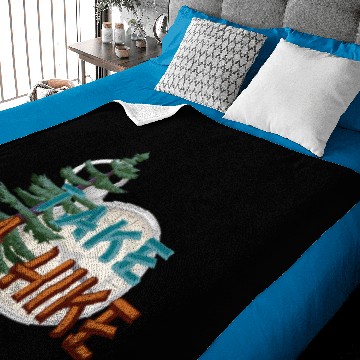 Discover take a hike Baby Blankets