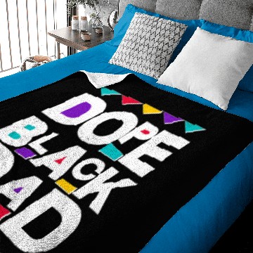 Discover Dope Black Dad Baby Blankets