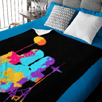 Discover drummer drums colored colorful Baby Blankets