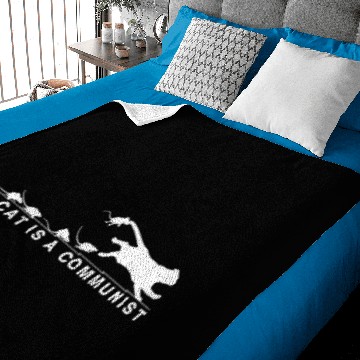 Discover My cat is a communist Baby Blankets