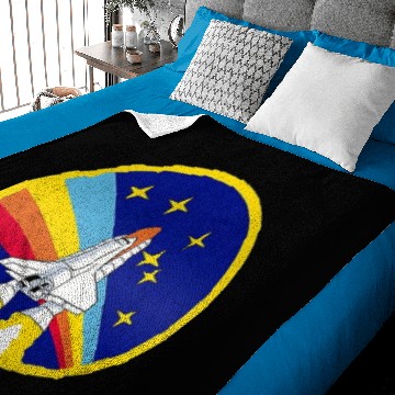 Discover nasa rainbow Baby Blankets