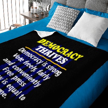 Discover Democracy thrives when Baby Blankets