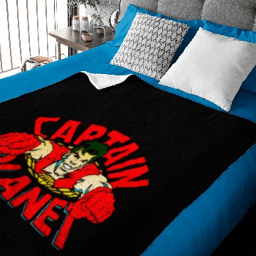 Discover captain planet Baby Blankets