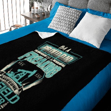 Discover Proud Dad Oilfield Worker Baby Blankets