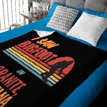 Discover I Saw Bigfoot In Granite Montana Baby Blankets